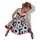 Tanzkleid 50er zum Petticoat schwarz weiße...