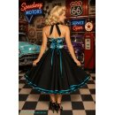 50er Petticoatkleid schwarz Oldtimer Cars Autos zum...