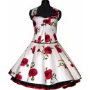 Edles Petticoatkleid 50er Jahre zum Petticoat weiß...