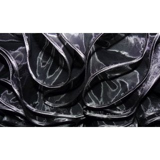 Petticoat schwarz Unterrock mit Organza und Tüll kombiniert