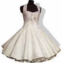 50er Jahre Hochzeitskleid Rosen Design Brautkleid zum...