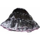 Petticoat Glanzorgandy silber grau