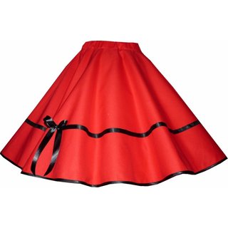 Einfarbiger Tellerrock Tanzrock zum Petticoat mit vielen Farbe zur Wahl