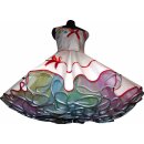 Petticoat exotisch geflammt vierfarbig