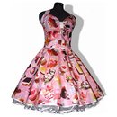  50er Kleid zum Petticoat rosa Candysugar Muffins...