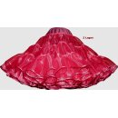 Organdy Glanzpetticoat bordeaux