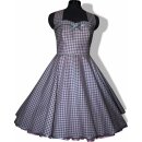 50er Jahre Kleid zum Petticoat Vintage rosa graue Punkte...
