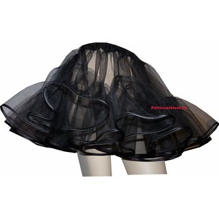 leichter Petticoat schwarz