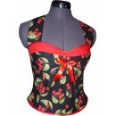 50er Jahre Rockabillykleid zum Petticoat schwarz rote...