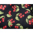 50er Jahre Rockabillykleid zum Petticoat schwarz rote Kirschen