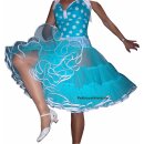 leichter Petticoat türkis