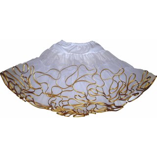 Petticoat weiß voluminös 2 Lagen