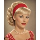 50er Jahre Haarband Rockabilly rot Vintage