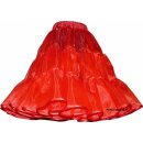 Organdy Glanzpetticoat rot