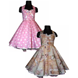 Petticoatkleid für Kinder Drehkleid Mädchenkleid gewünschte Stoffe nach Maß Schulanfang
