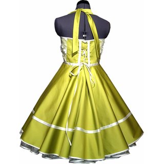 50er Jahre Rockabilly Brautkleid Hochzeitskleid zum Petticoat Spitze mit Farbewahl