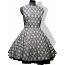Kleid zum Petticoat Rockabilly schwarz weiß grau...