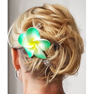 Blüte Hawai grün Haarblume Haarschmuck