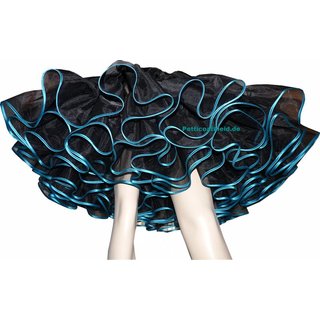 Petticoat Organdy schwarz voluminös