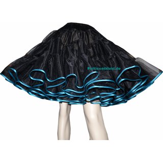 Petticoat Organdy schwarz voluminös