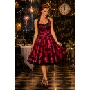 Traumhaftes Kleid zum PetticoatTaft bordeaux schwarze...