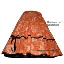 Leichter Chiffonpetticoat schwarz 50 cm