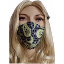  Coole Nasen-Mundmaske Blumen Paysley grau grn schwarz