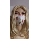 Mundstoffmaske Mundbedeckung Mund Nase Maske weiß  kleine...
