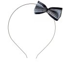 Haarreif mit Schleife Rockabilly schwarz weiß...