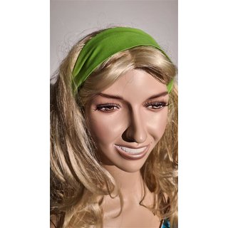 Haarband Haarschmuck Rockabilly grün einfarbig