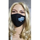  Mund-Nasenmaske schwarz Auto Cars blau Stoffmaske als...