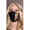 Mund-Nasenmaske schwarz Auto Cars gelb Stoffmaske als...