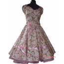 Petticoatkleid Sandy rosa Blüten
