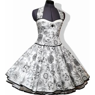 50er Jahre Tanzkleid Vintage Mode Petticoat Kleid Brautkleid C710 34-46 nach Maß 