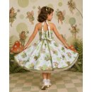 Kinder Petticoat Kleid Drehkleid Mädchen grün...