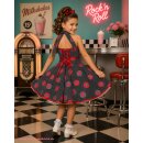 Kinder Petticoat Kleid Drehkleid Mädchen Herzen und...
