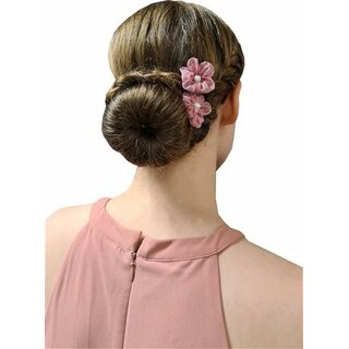 Stoffblte Organza altrosa rosa