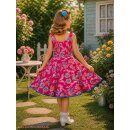 Kinderpetticoat 50er Jahre Kleid Drehkleid Mädchen...