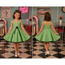 Kinderpetticoat 50er Jahre Kleid Drehkleid Mädchen...