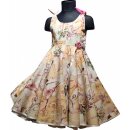 Kinderpetticoat 50er Jahre Kleid Drehkleid Mädchen Rosa Ballerinas pink Gr. 80-152