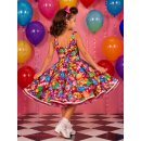 Lustiges Kinderpetticoakleid 50er Jahre Kleid Drehkleid...