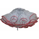 Petticoat Unterrock Organdy weiß 2 Lagen mit...