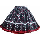 Petticoat rot Organdy Organza voluminös Unterrock Rüschenrock