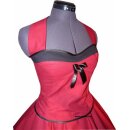 Festliches 50er Keid zum Petticoat bordeaux schwarz...