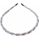 Haarreif Perlen Spirale Haarschmuck Hochzeit Brautschmuck
