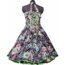 50er Jahre Petticoat Kleid Vintage schwarz grüne...