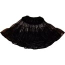 Petticoat Organdy schwarz lang mittleres Volumen 75cm