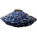  Organza Petticoat glänzend dunkelblau