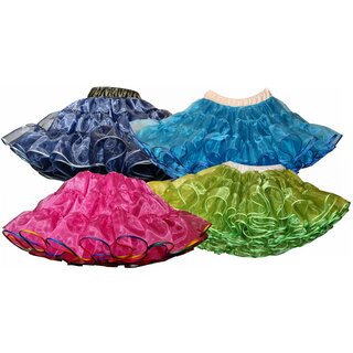 Gardepetticoat Petticoat Organza Farben nach Wahl mit 2 Lagen