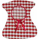 Klammerbeutel Klammerkleid Vintage im 50er Jahre rot mit...